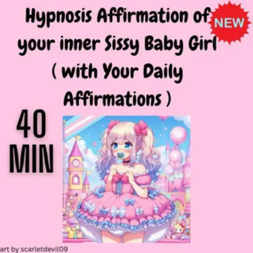 HYPNOSIS Affirmation of your inner Sissy Baby Girl 40 minutes  ( ABDL Hypnosis Audio)